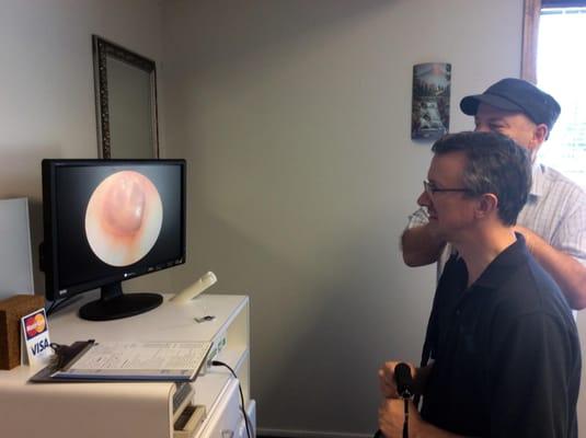 Video otoscopic exam.