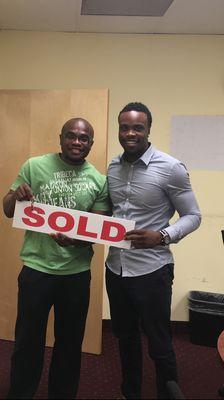 A big congratulations to my client on his new purchase. Loved working with you. You have the keys keys keys!