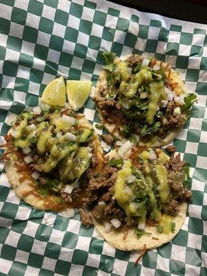 Carne asada tacos