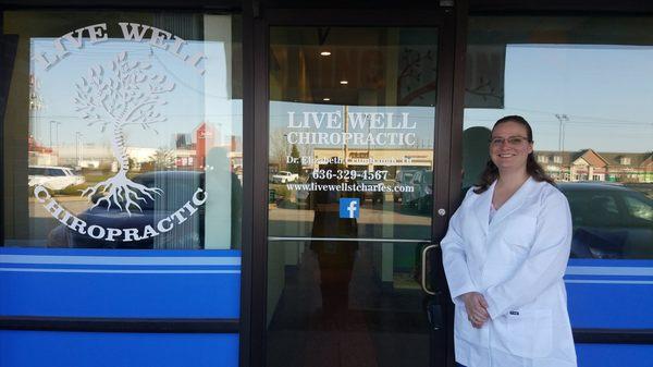 Dr. Crumbaugh at Live Well Chiropractic.