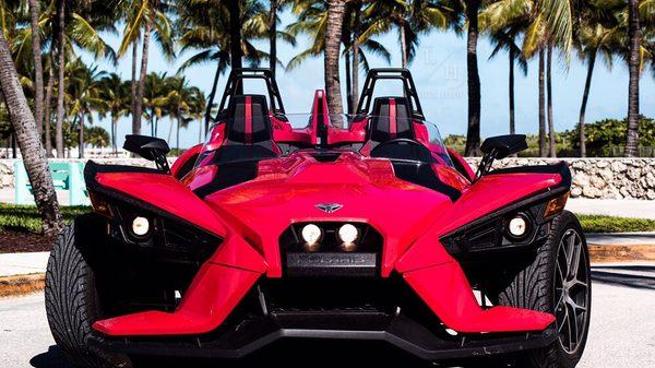 Red Polaris Slingshot SL