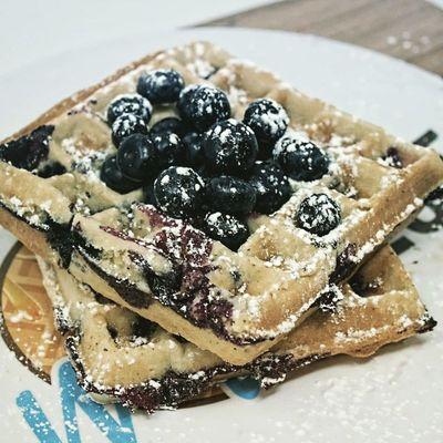 Our Top selling blueberry waffle!