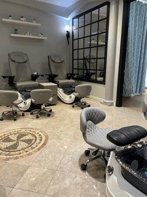 Pedicure area