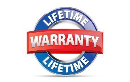 We carry Lifetime Warranty on Material and Workmanship