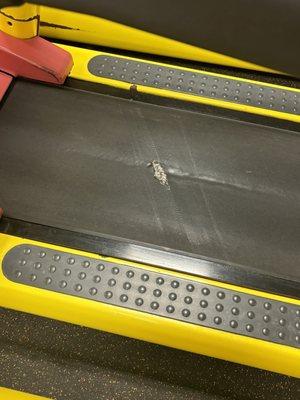 Broken treadmill