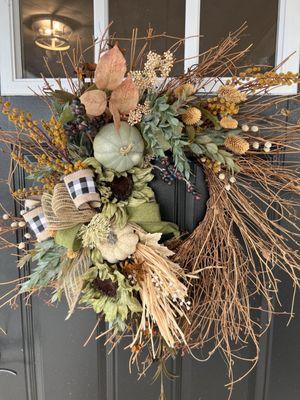 Beautiful wreaths and Seasonal decor