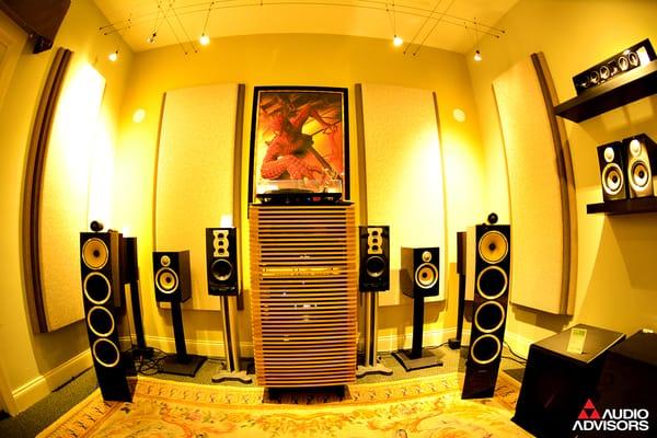 Audio Advisors carries speakers in all shapes and sizes that you can demo.