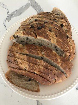 Olive bread - get it sliced