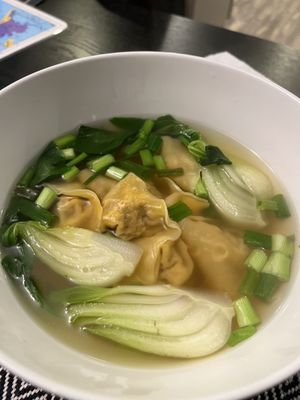 Shanghai Choi & Wonton wrappers from the market to make soup