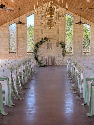 Chapel flowers