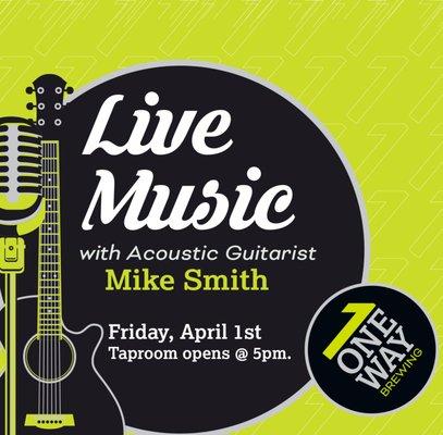 Craft Beer and Live Music on Friday 4/1 @ 5 Pm