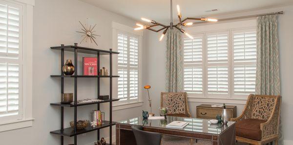 Polywood Shutters can be customized to fit any window - they add opulence & aesthetics to any home style