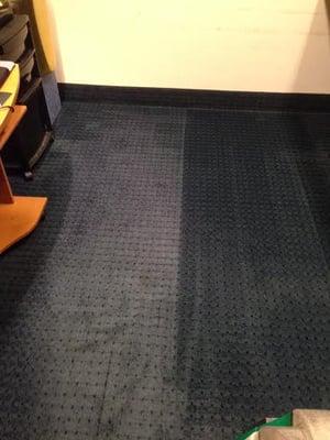 CARPET cleaning. Left before, right after cleaning