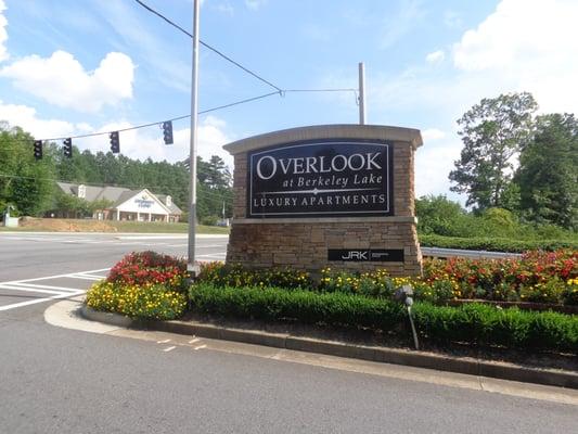 Overlook at Berkeley Lake Apartments Entrance