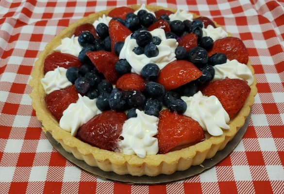 Happy 4th of July from Fresh Takes Deli.. Check out delicious fruit tarts made by our friends at Zeke's Sweets. Just $24 serves 8.