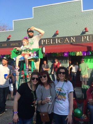 Mardi Gras  time at the Pelican Pub