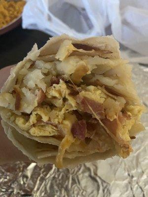 Breakfast burrito