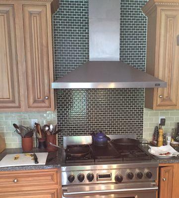 Kitchen backsplash tile project