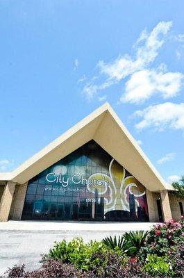 City Church of New Orleans' Front Entrance