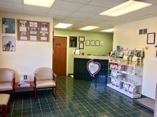 The reception area in our Pleasant View office.