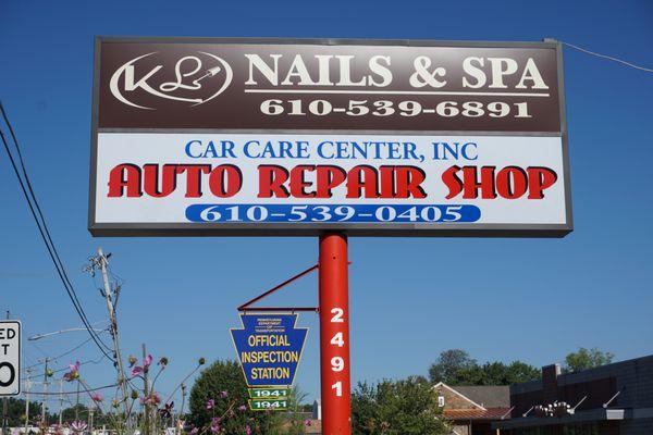 Get a mani/pedi while you wait for your car!