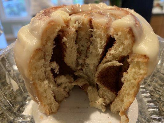 Delicious! The original cinnamon roll.