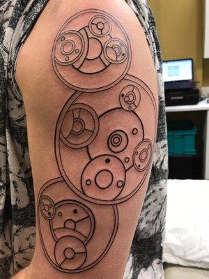 Gallifreyan tattoo