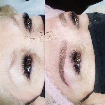 Microblading and shading