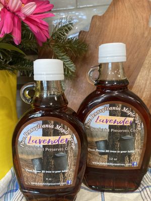 Lavender infused Maple Syrup