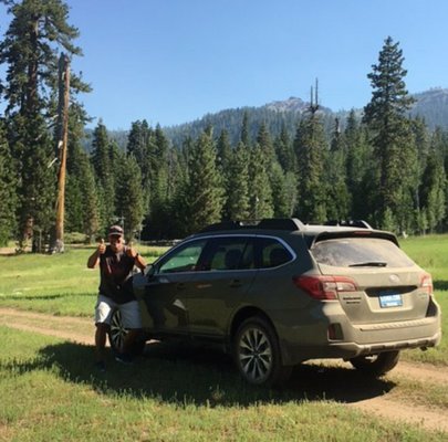 Lance loves his new subaru!