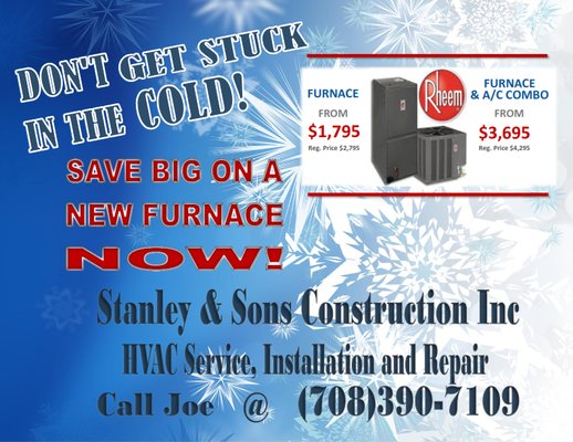 Furnace Maintenance, Service and Installation