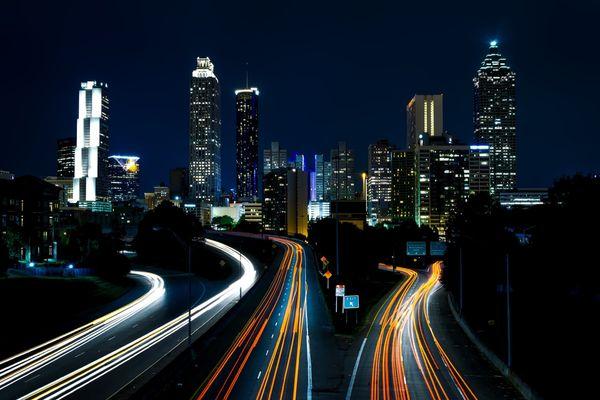 An image of Atlanta's skyline the home Ajaye Digital Marketing.