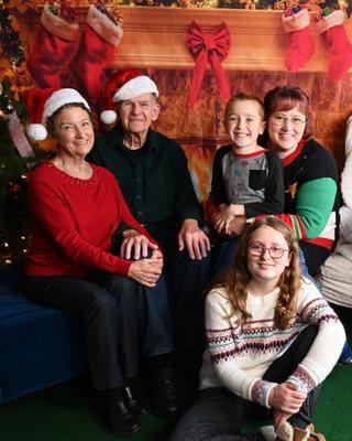 First family Christmas picture in two years. Beautiful!