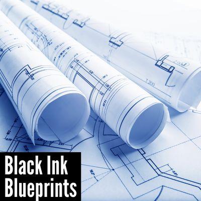 Black Ink Blueprints!