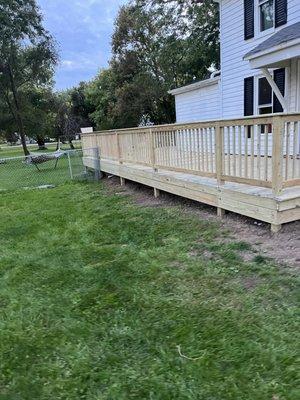 A deck we built