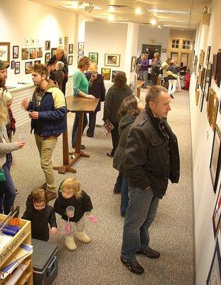 The Exchange Gallery shows work by artists of all ages and levels of experience.