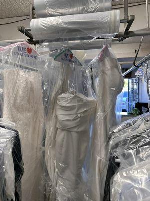 Wedding dress Dry Cleaning and preservation