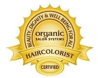 Certified organic hair colorist