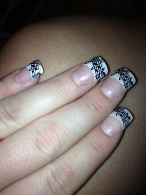 Music notes, Nails by Nelson