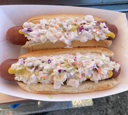 Slaw dogs!