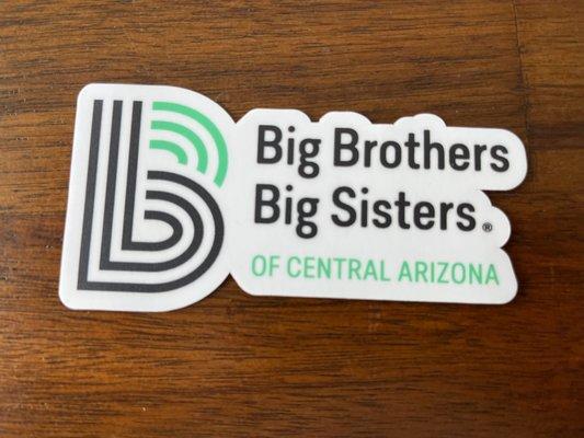 Stickers are popular right now. Many material options depending on your budget.