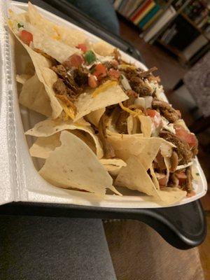 Brisket nachos