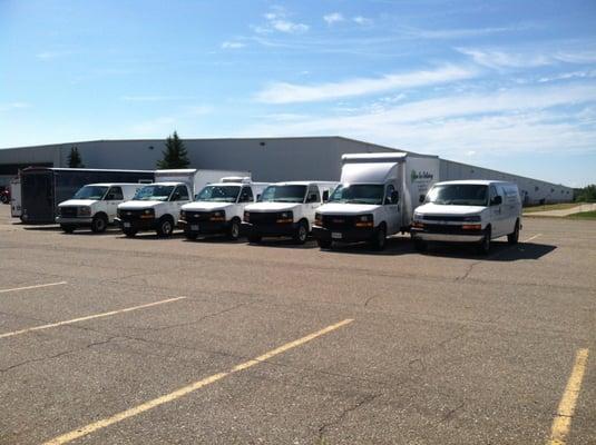 A portion of our fleet