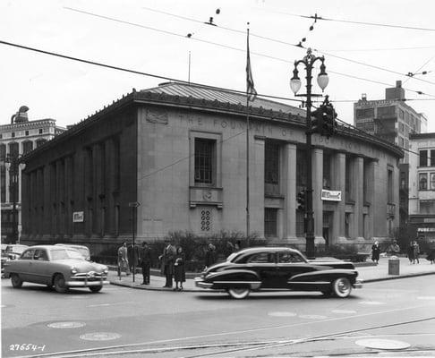 The Skillman Library in Downtown Detroit as seen in 1949.