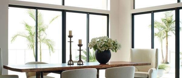 Motorized window treatments make your rooms more comfortable throughout the day.