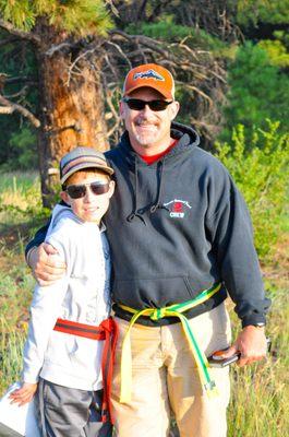 Father and son time training together!