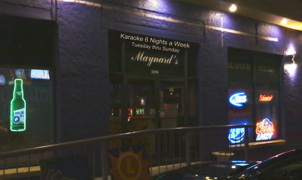 Maynard's Cafe - Karaoke 6 Nights a Week - Tuesday thru Sunday