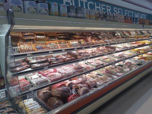 Nice butcher department....