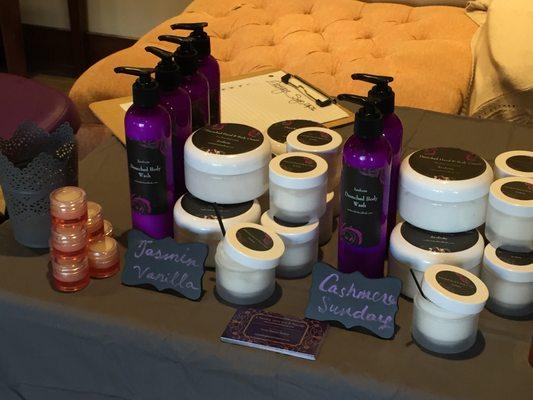 Chair Massage and Drenched Body Products at Th "Holiday Bazaar " @Bikram San Jose