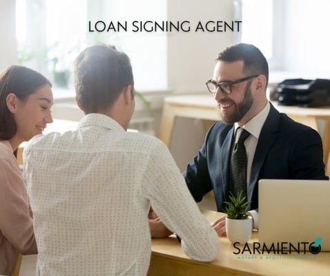 Notary loan signing agent for closing documents